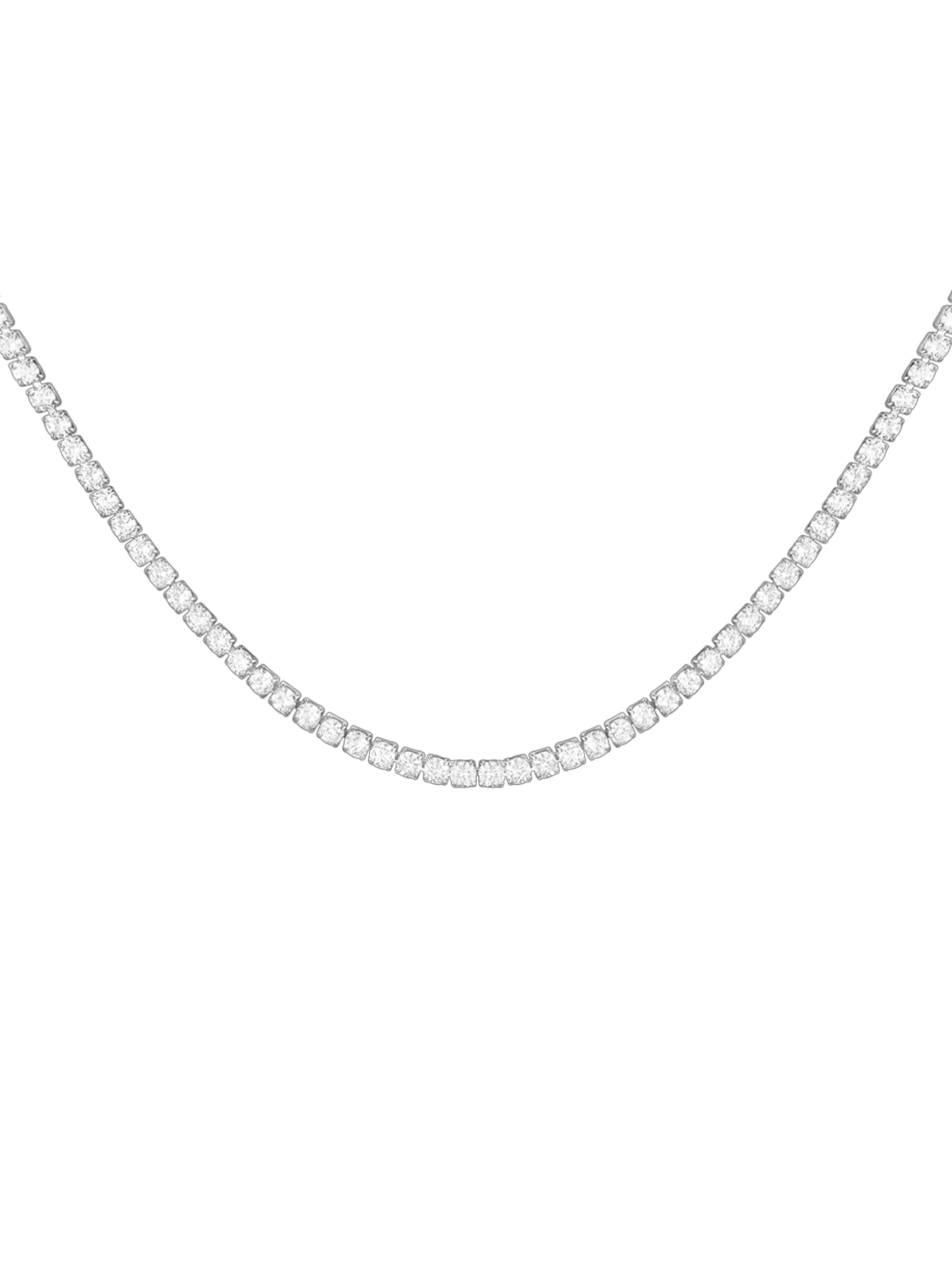 BURKER Watches Necklace 'Ava' in Silver