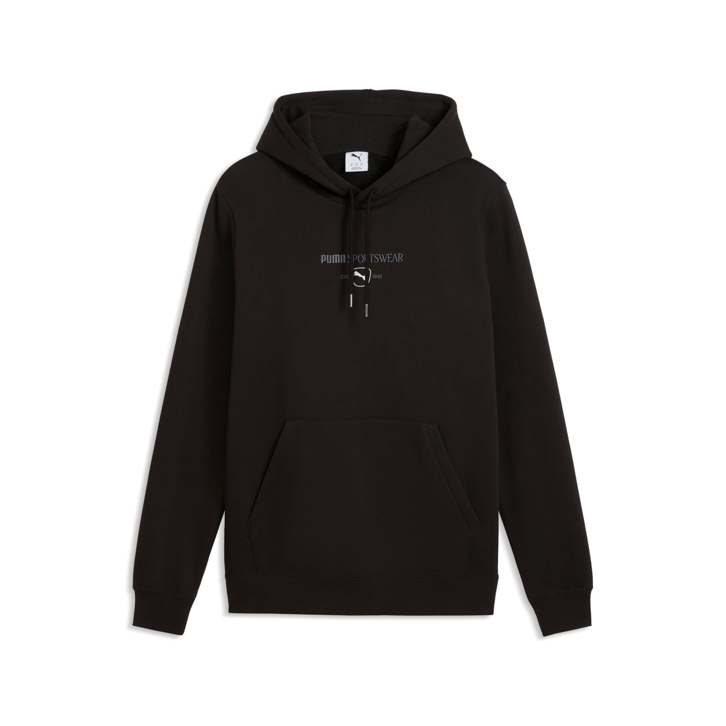 PUMA Sweatshirt in Black: front
