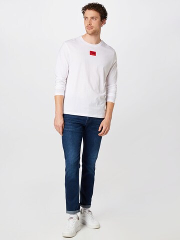 HUGO Red Shirt 'Diragolo' in White