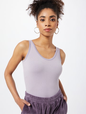 BDG Urban Outfitters Shirt Bodysuit in Purple: front