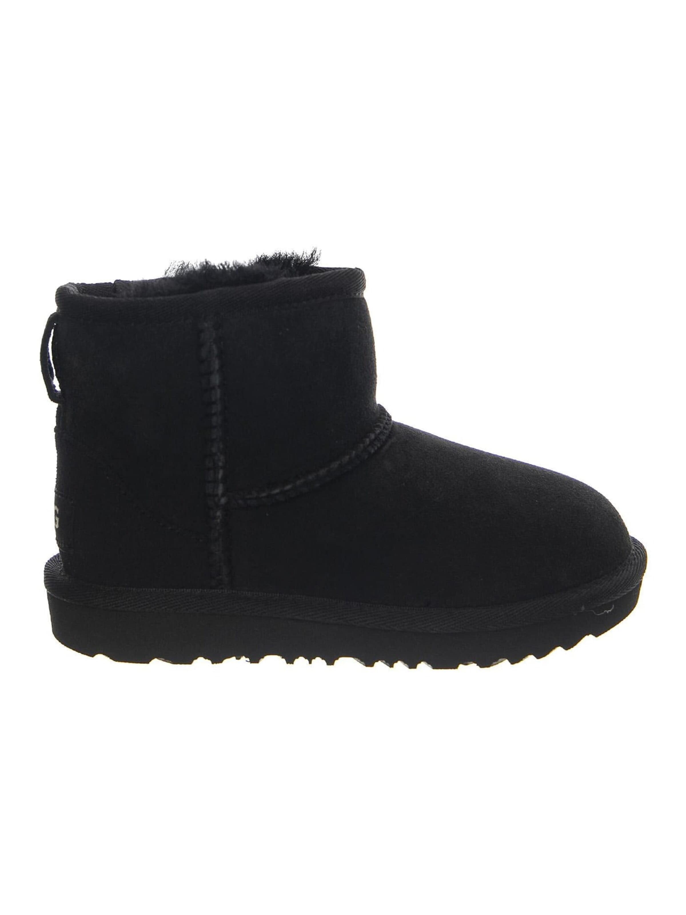 Bottes 'Mini Classic II Child Black -- Black Boots Child' UGG en noir : devant