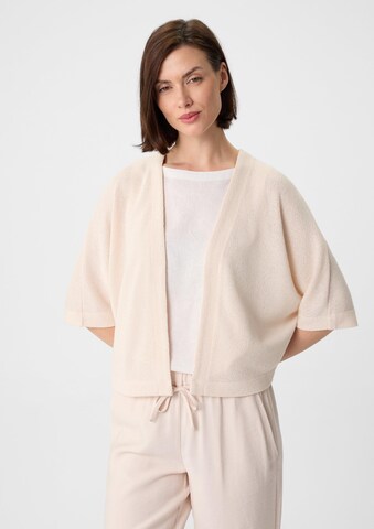 comma casual identity Strickjacke in Beige: Vorderseite