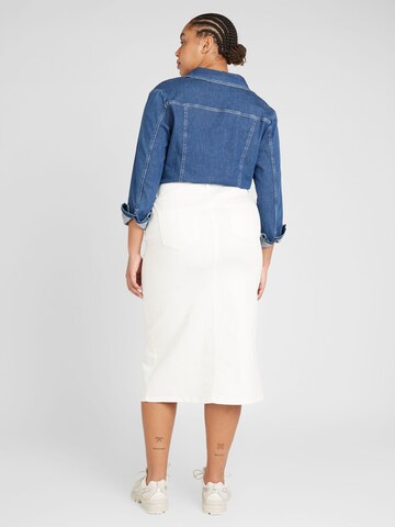 Vero Moda Curve Rok 'LUCKY' in Wit