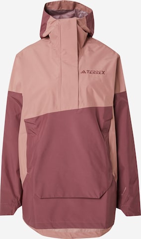 ADIDAS TERREX - Chaqueta de montaña 'Xploric' en rosa: frente