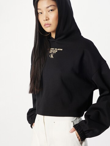 Calvin Klein Jeans Sweatshirt in Schwarz