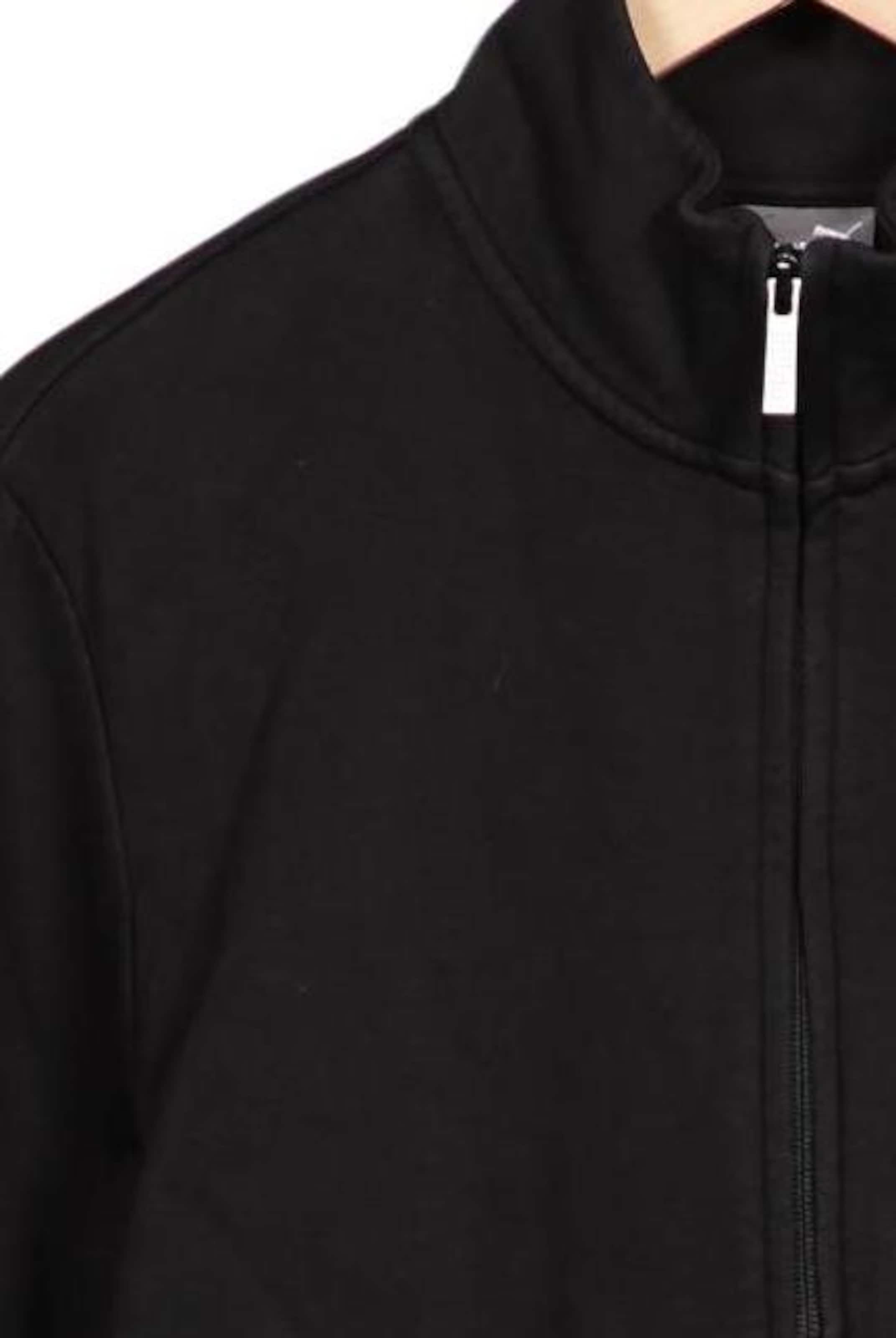 PUMA Sweatshirt & Zip-Up Hoodie in L in Black