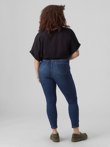 Vero Moda Curve Skinny Farkut värissä sininen