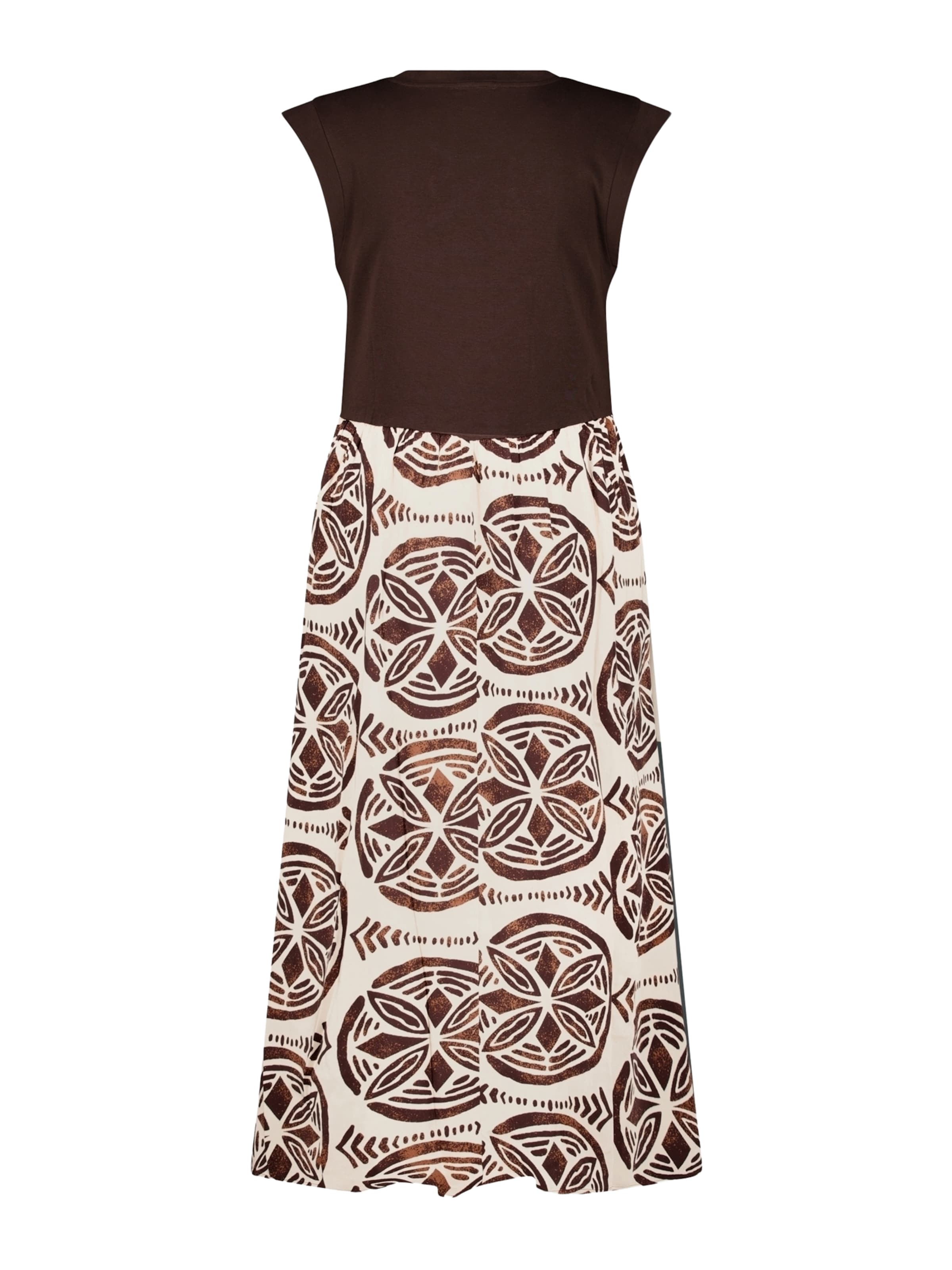 Cartoon Kleid in Braun