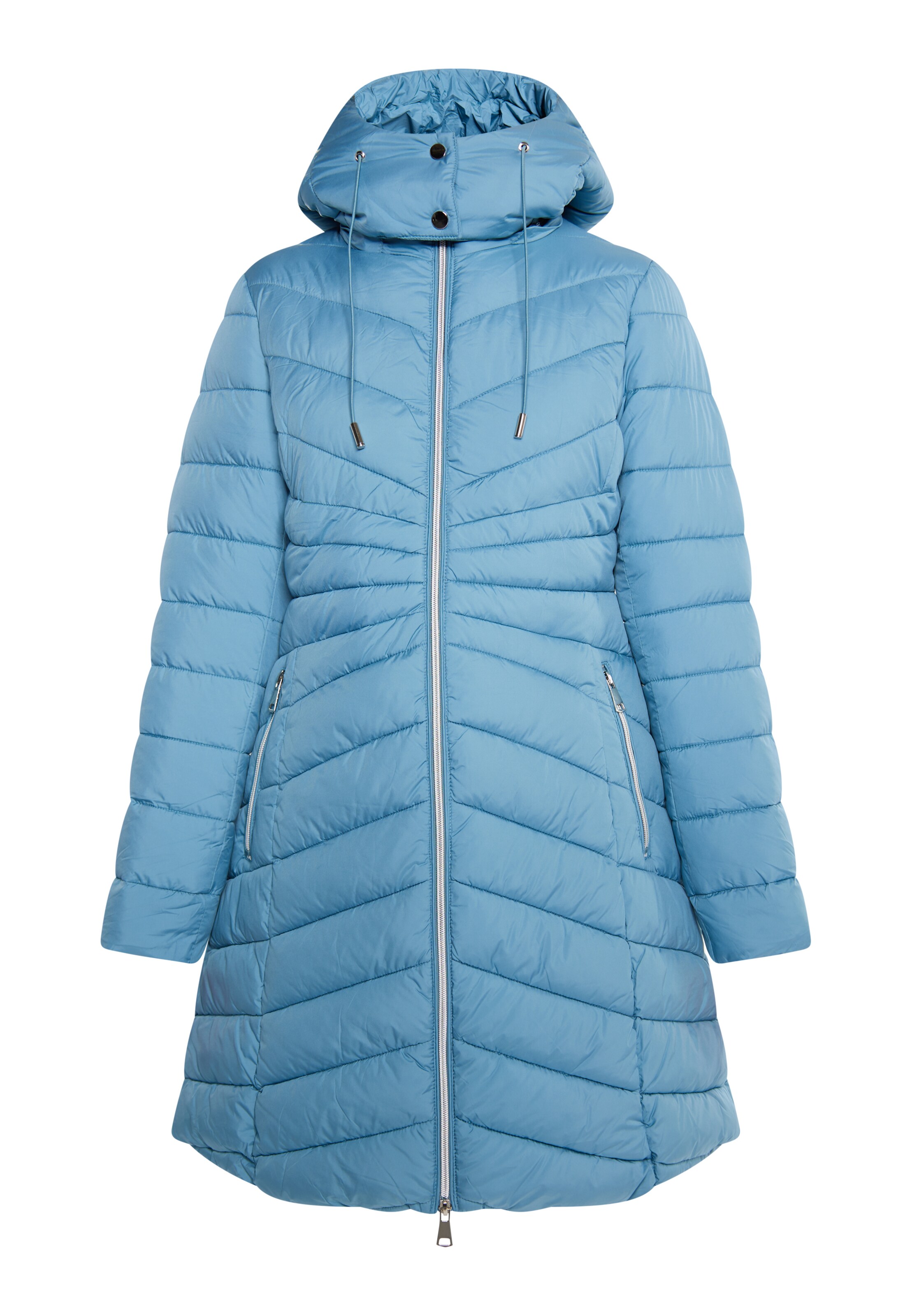 usha BLUE LABEL - Sobretudo de inverno 'Fenia' em azul: frente