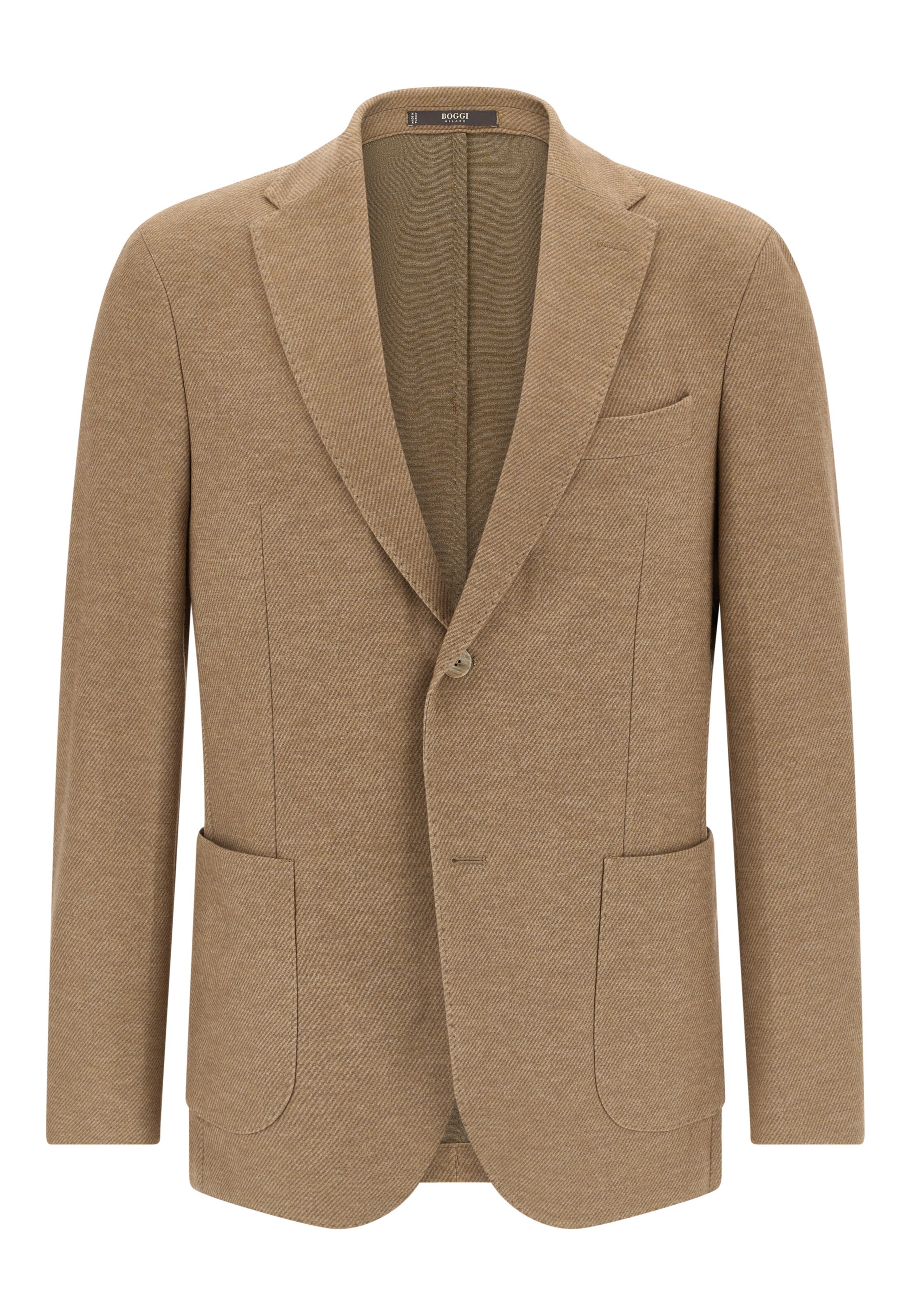 Boggi Milano Regular fit Blazer in Brown: front