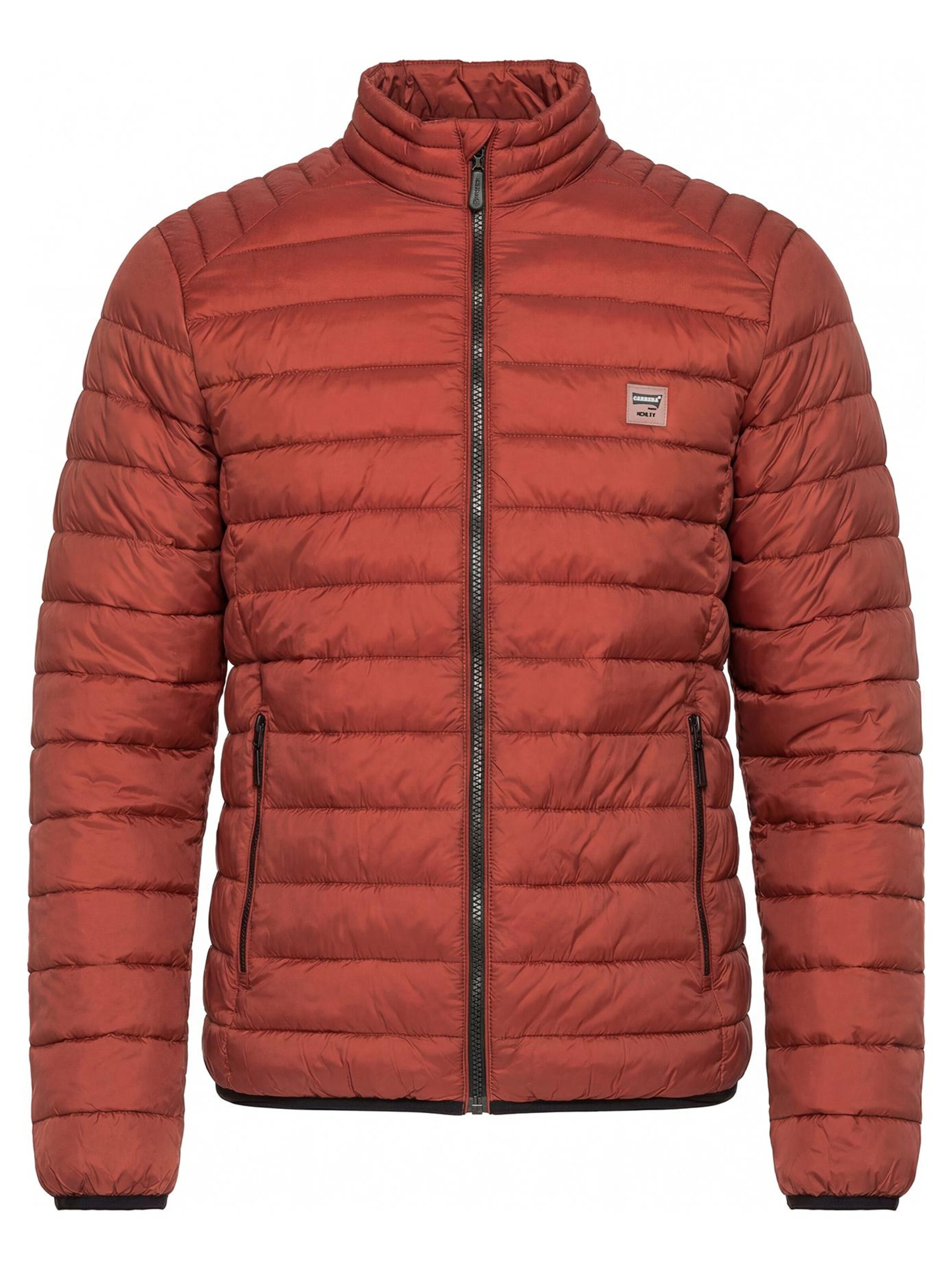 Carrera Jeans Outdoorjacke 'Upright-Collar'‌‌‌‌‌‌ in Rot