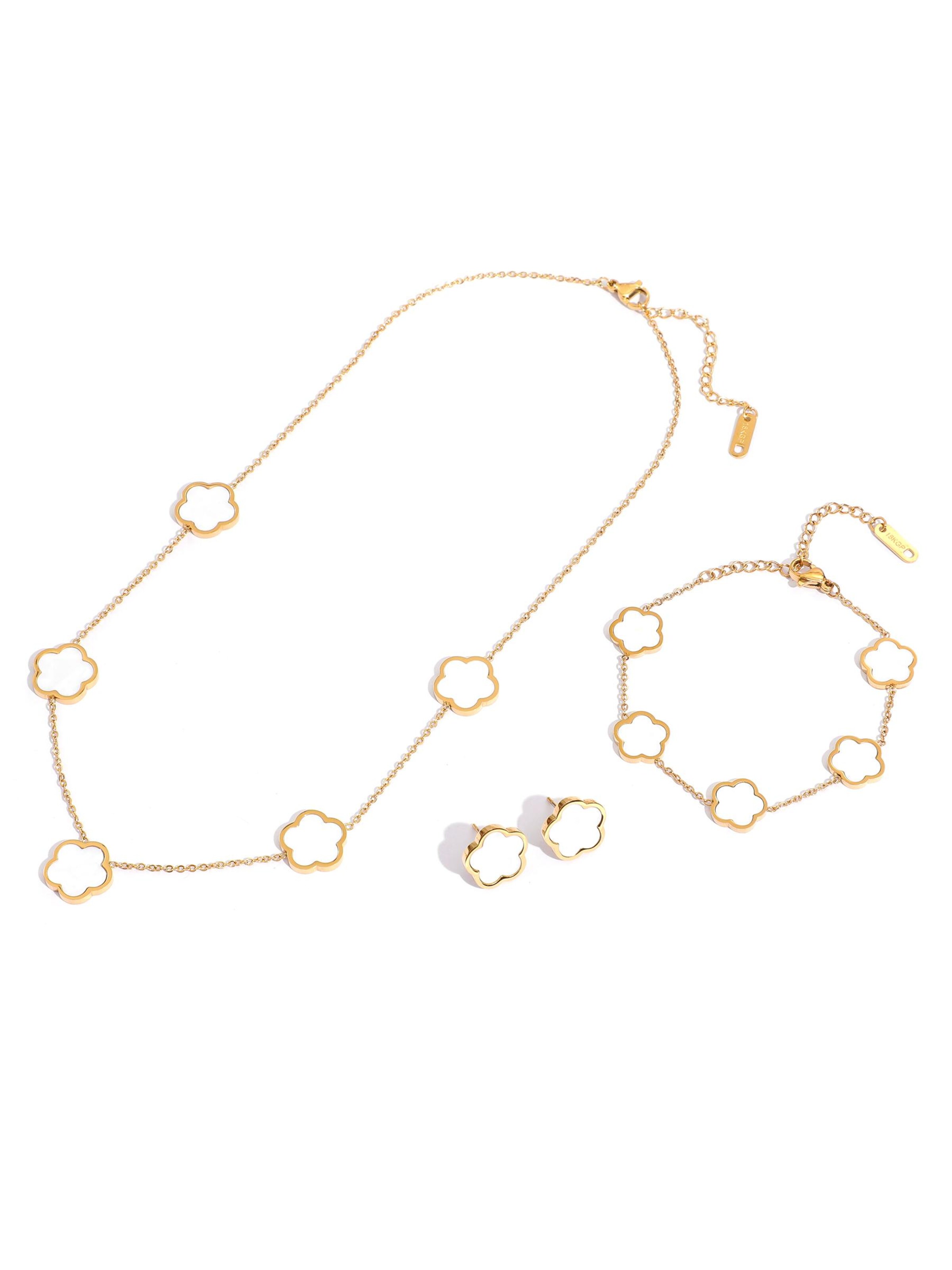 NTHIRTYTHREE Jewelry Set in White