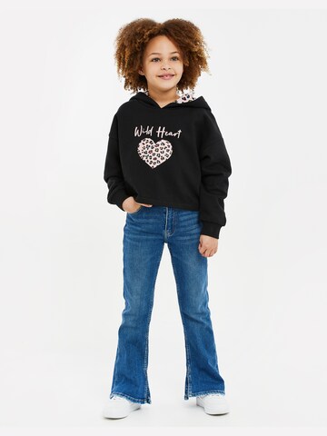 Threadgirls Sweatshirt 'Rundle' in Schwarz