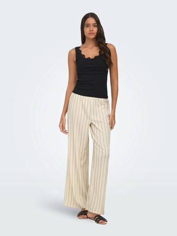 ONLY Regular Pants 'ONLMIKA' in Beige