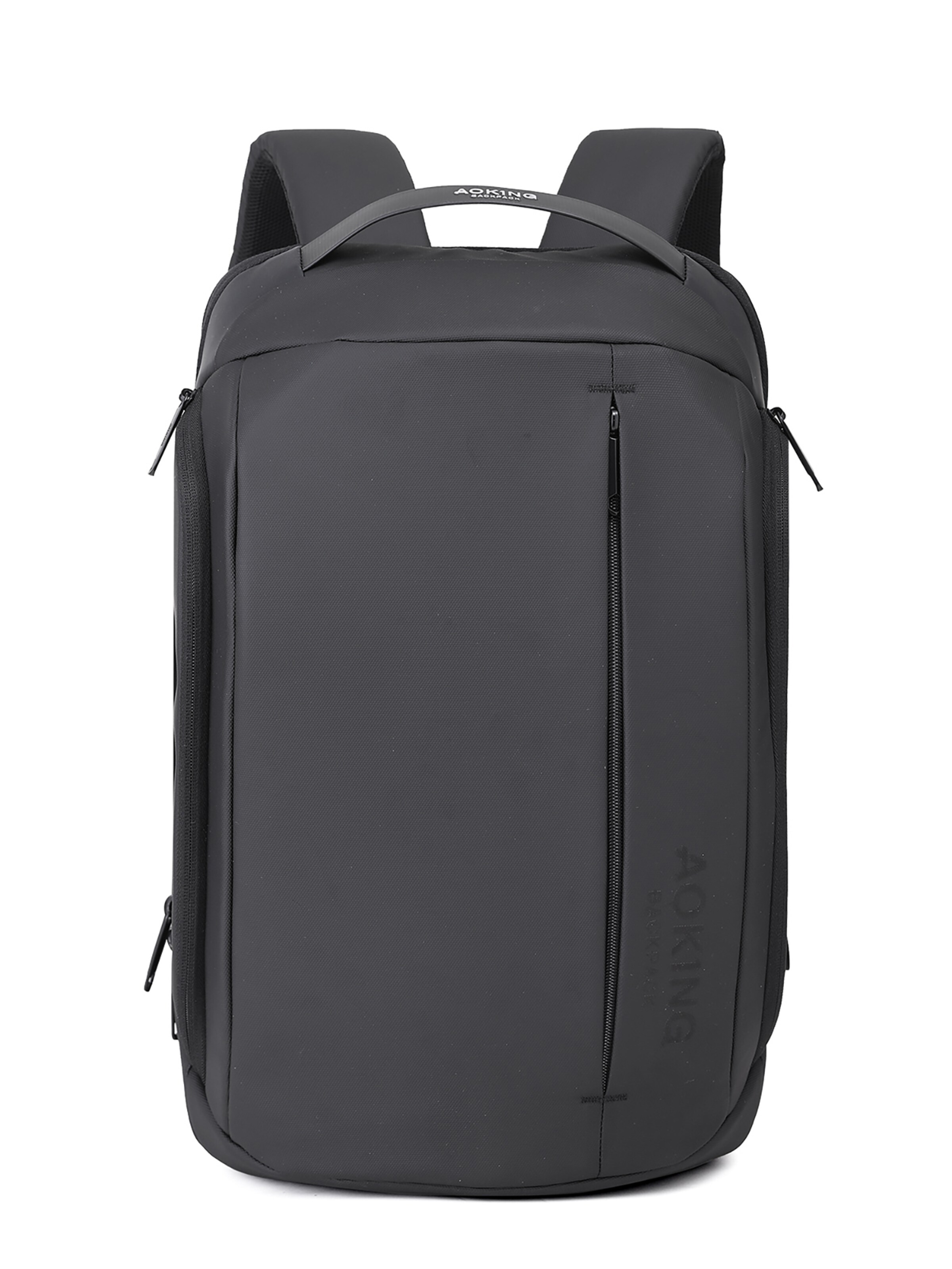 Aoking Rucksack in Schwarz: Vorderseite