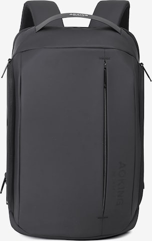 Aoking Rucksack in Schwarz: Vorderseite
