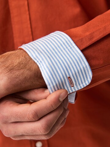 Next Slim fit Button Up Shirt in Red