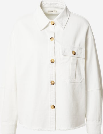 24COLOURS Between-season jacket in White: front