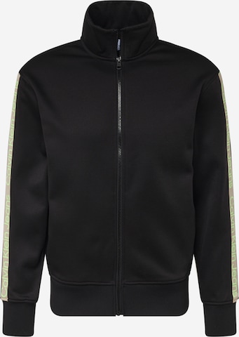 Calvin Klein Jeans Sweatjacke in Schwarz: predná strana