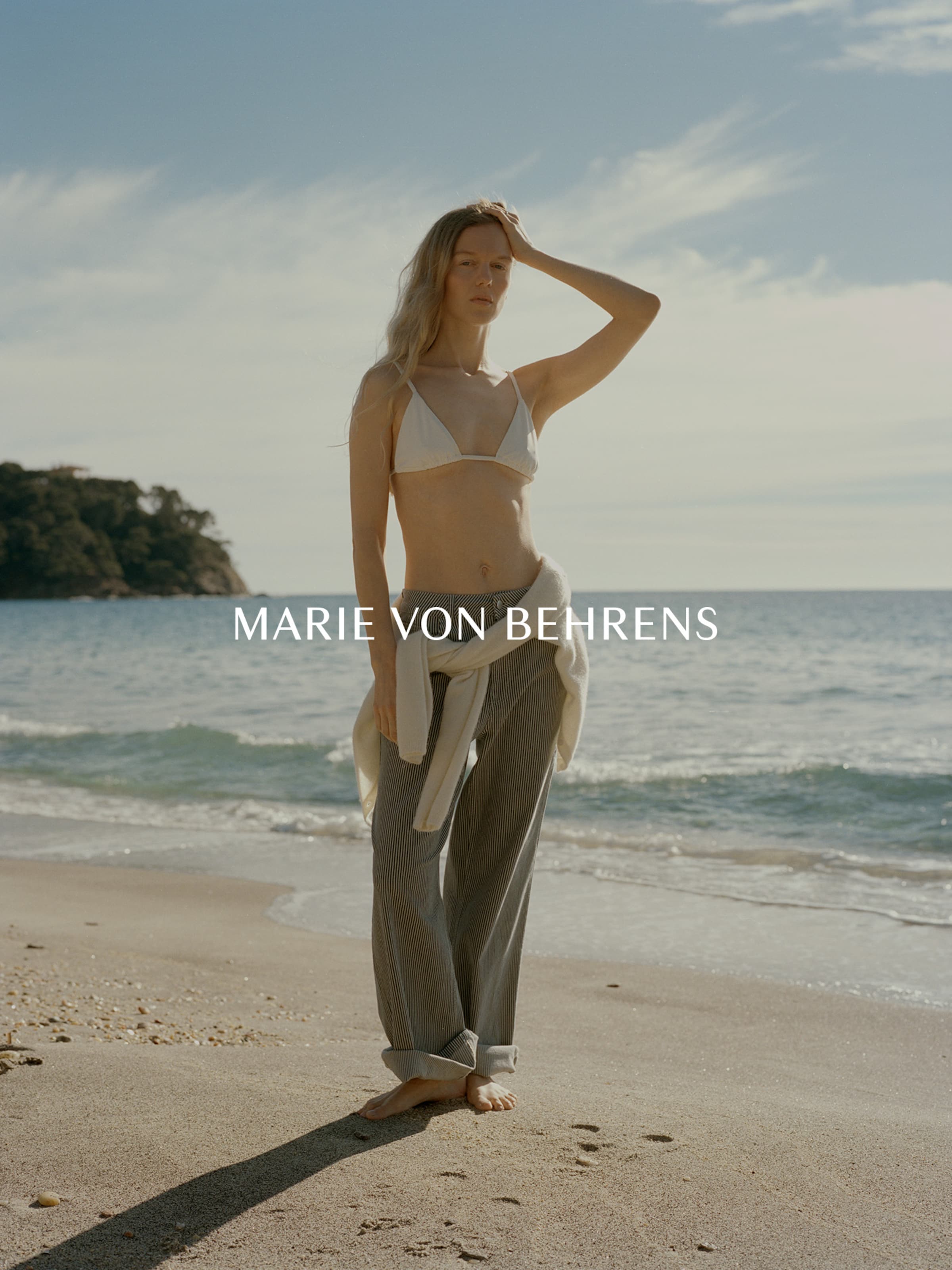 andmary Bruna pants set up ivory チョーカー無し ANDMARY】Bruna pants set up