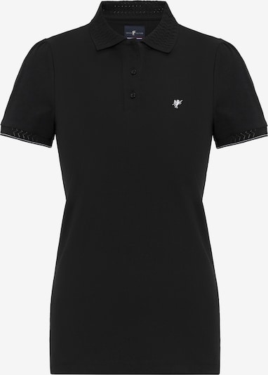 DENIM CULTURE Poloshirt 'Blaga' in schwarz, Produktansicht