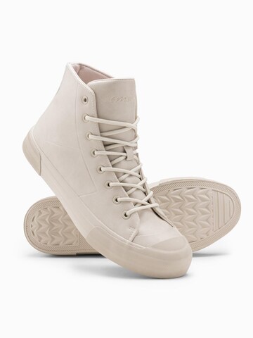 Ombre High-top trainers in Beige