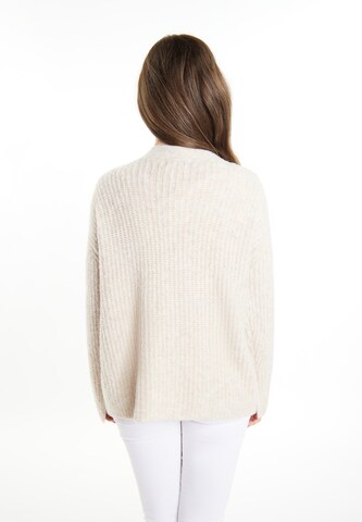 usha WHITE LABEL Knit Cardigan 'Lynnea' in Beige