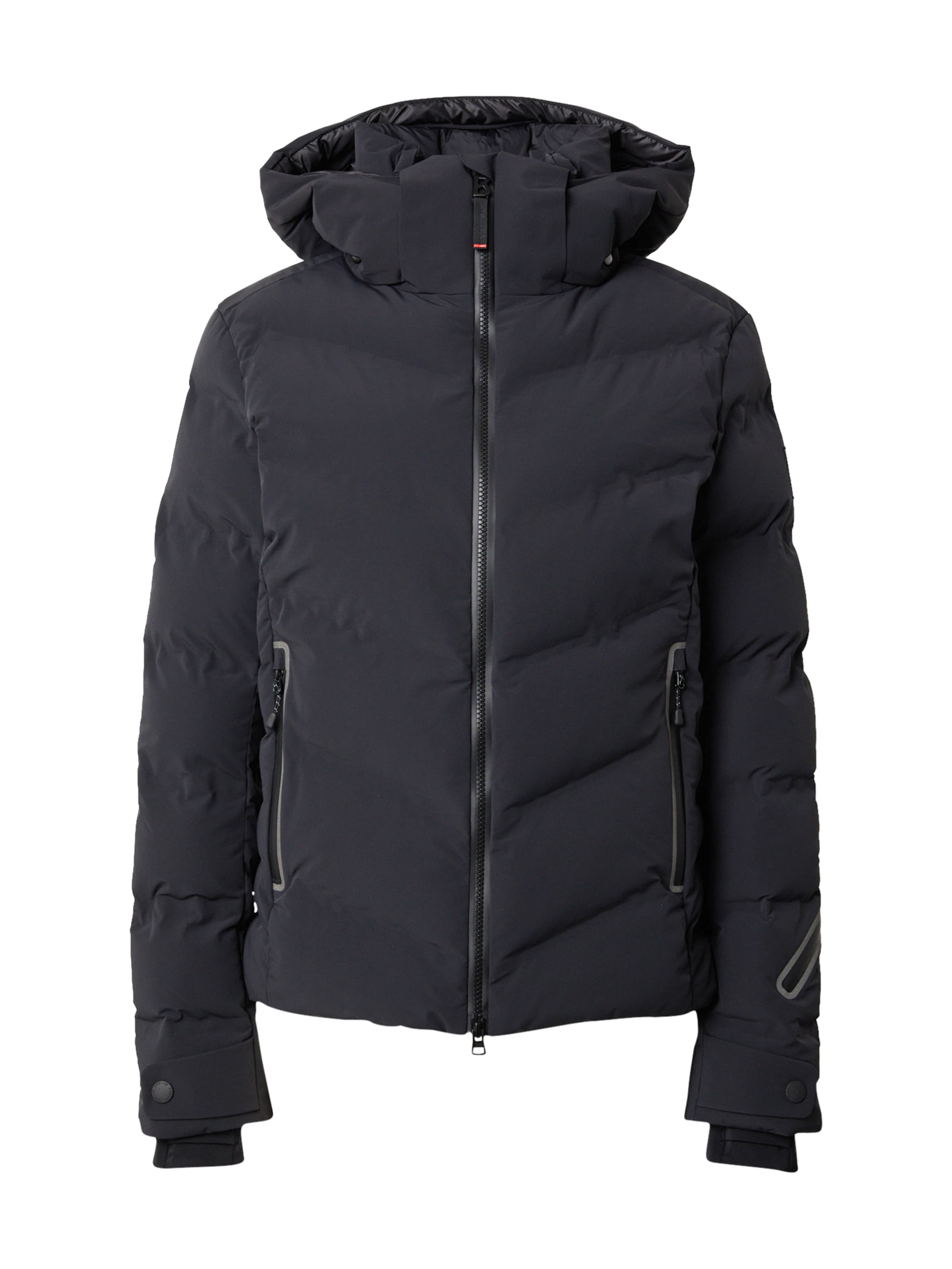 Bogner Fire + Ice Μπουφάν πεζοπορίας 'Tec-Sael' σε μαύρο: μπροστά