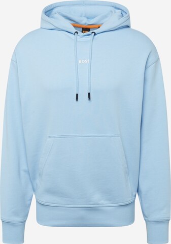 Sweat-shirt BOSS en bleu : devant