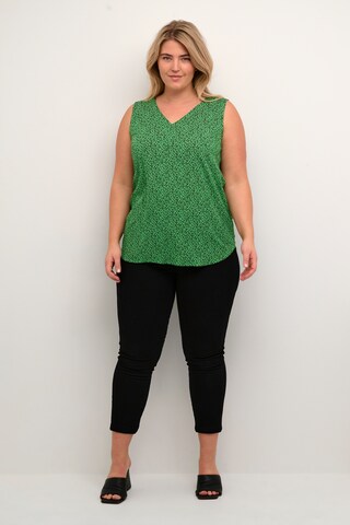 KAFFE CURVE Blouse 'Isma' in Green