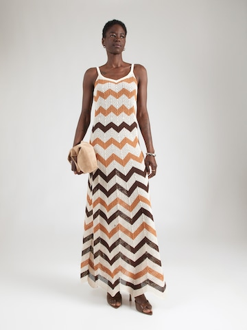 TOPSHOP - Vestido de malha 'FIONA' em cinzento: frente