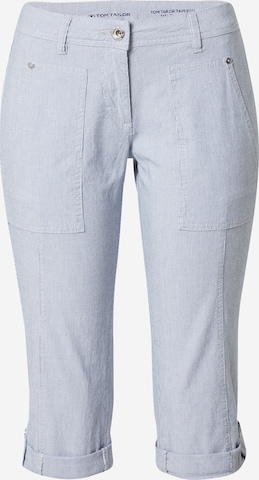 TOM TAILOR Slim fit Trousers in Grey: front