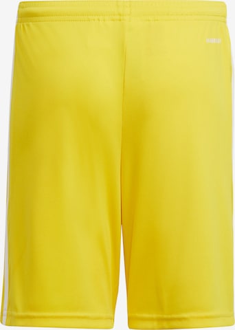 ADIDAS PERFORMANCE Regular Workout Pants 'Squadra 21' in Yellow