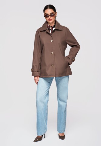 Manteau mi-saison 'OW-COLC-0114' Ombre en marron