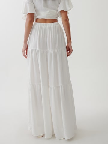 Tussah Skirt 'MILLY' in White
