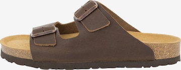 Piece Of Mind Pantolette 'Comfort' in Braun: Vorderseite