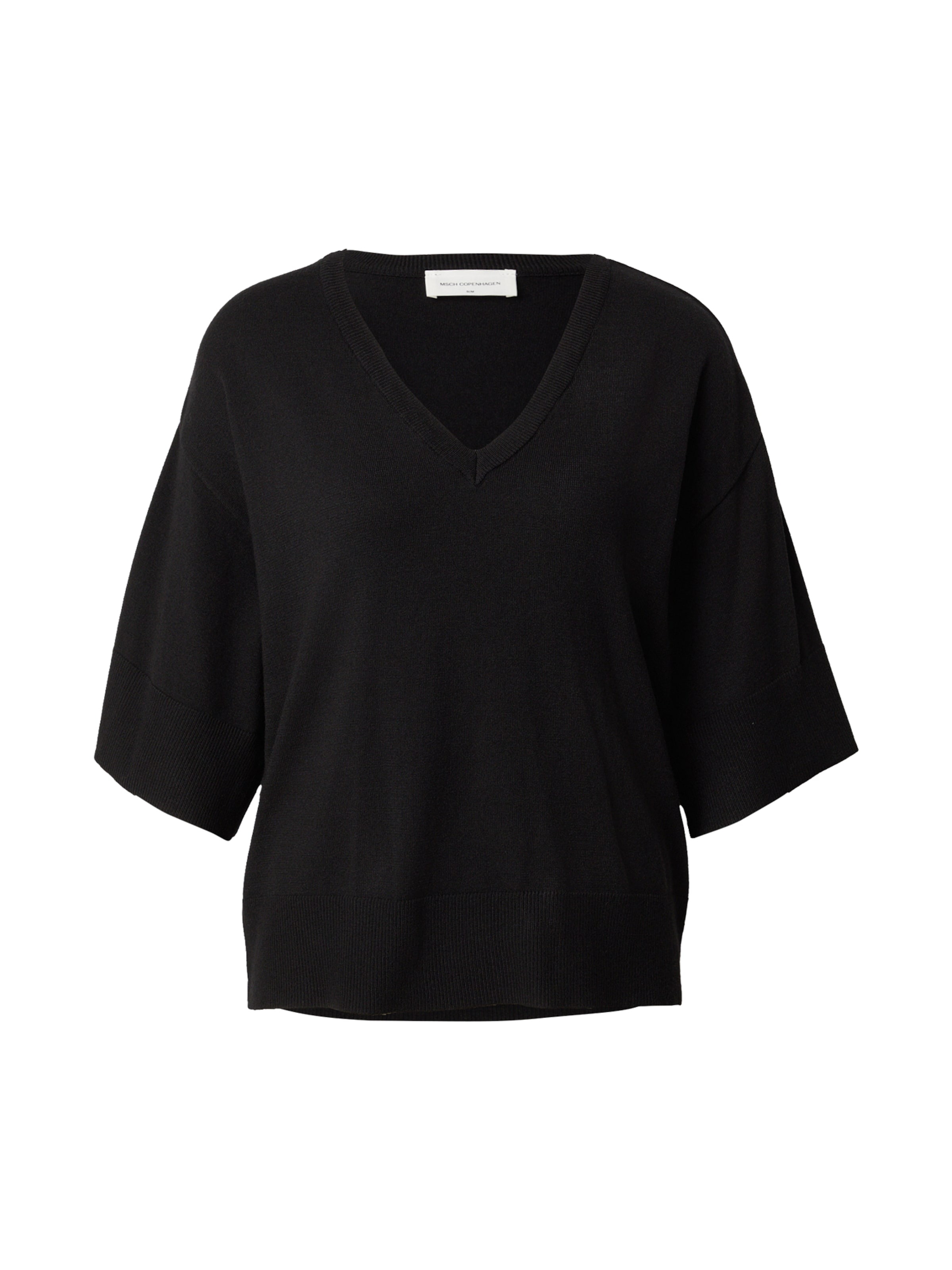 MSCH COPENHAGEN Pulóver 'Eslina Rachelle' - fekete: elől