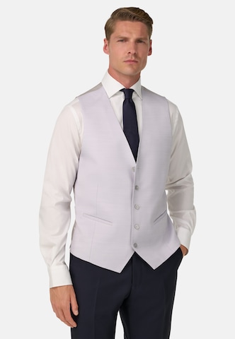 Boggi Milano Gilet in Grijs: voorkant