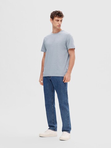 SELECTED T-Shirt 'ASPEN' in Blau
