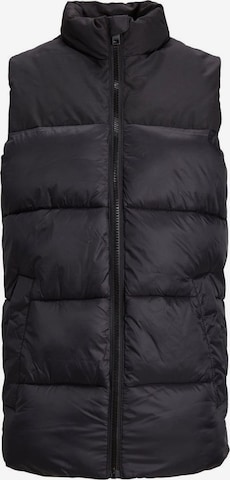 Jack & Jones Junior Vest in Black: front