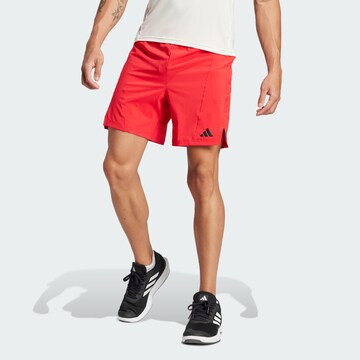 T-Shirt fonctionnel 'Designed for Training' ADIDAS PERFORMANCE en rouge : devant