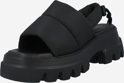 Sandale Copenhagen pe negru, Vizualizare produs