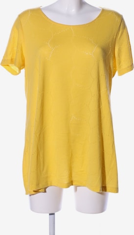 Janet & Joyce Cut-Out-Top in XL in Yellow: front