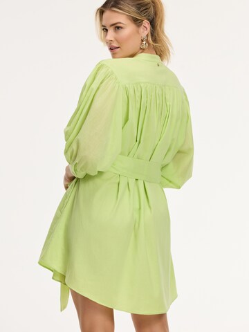 Rochie tip bluză 'Jaydi' de la Shiwi pe verde