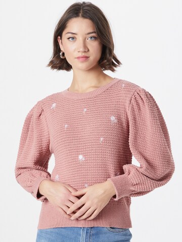 ONLY Sweater 'Vickie' in Pink: front