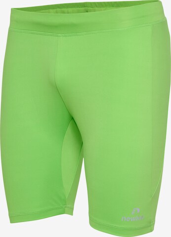 Skinny Pantalon de sport Newline en vert