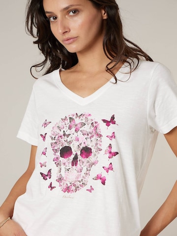 Deeluxe Shirt 'Butterskull' in Wit