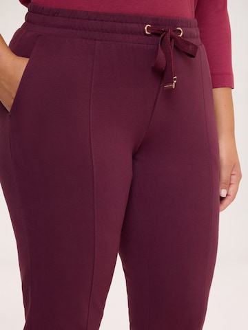 Fiorella Rubino - Slimfit Pantalón en rojo