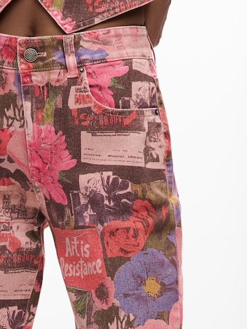 Desigual regular Jeans i rød