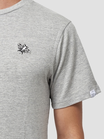 T-Shirt 'Fliege' Mikon en gris